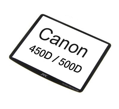 LCD Display-Schutzfolie auf bruchfestem Glas für Canon 500D, 450D