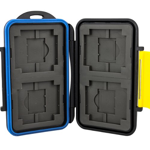 JJC MC-3 Foto Speicherkarten für 4x CF, 4 X SD Karten, wasserfest und robust