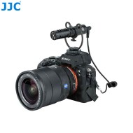 JJC SGM-V1 Richtmikrofon für DSLR- und Videokameras mit Zubehör