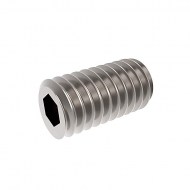 Schaftschraube 1/2 Zoll UNC Chromstahl A2, 12.7mm Länge