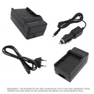 DMW-BLD10E Ladegerät mit Autoadapter für Panasonic Lumix  G3, GF2, GX1